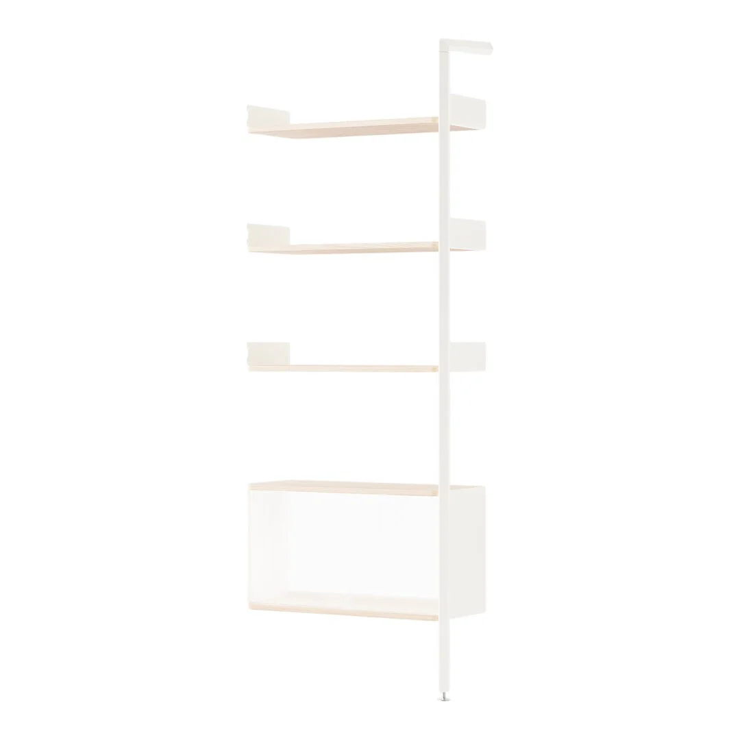 Rombe IF6 Modular Shelving System - Add-on Bay Shelves + Cabinet - Image 2