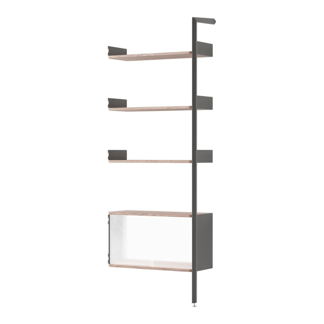 Rombe IF6 Modular Shelving System - Add-on Bay Shelves + Cabinet - Image 4