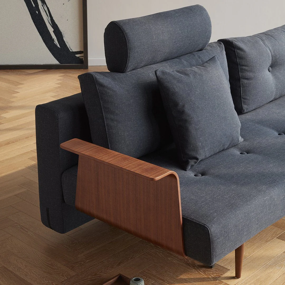 Recast Plus Sofa - w/ Wood Arms - Image 4