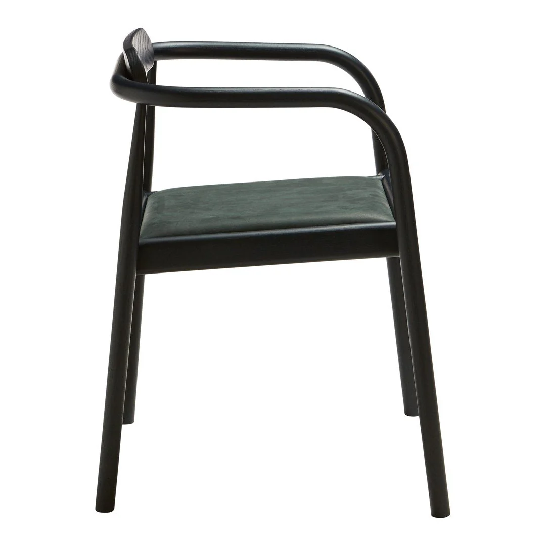 Ahm Armchair - Seat Upholstered - Stackable - Image 10