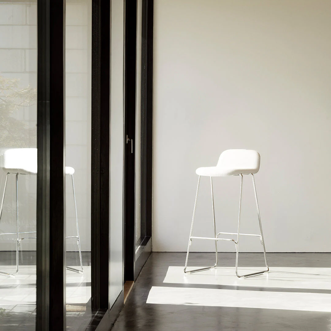 Just Bar Stool w/ Back - Fully Upholstered - Image 11