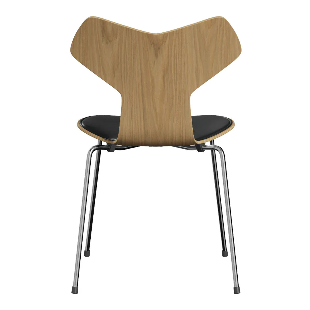 Grand Prix Chair 3130 - Clear Lacquered - Front Upholstered - Image 3