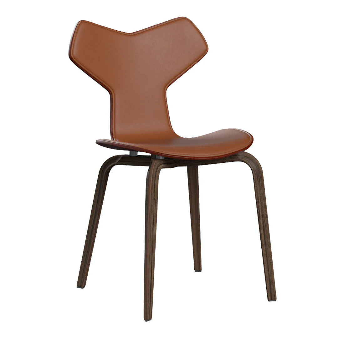 Grand Prix Chair 4130 - Colored Ash - Front Upholstered - Image 2