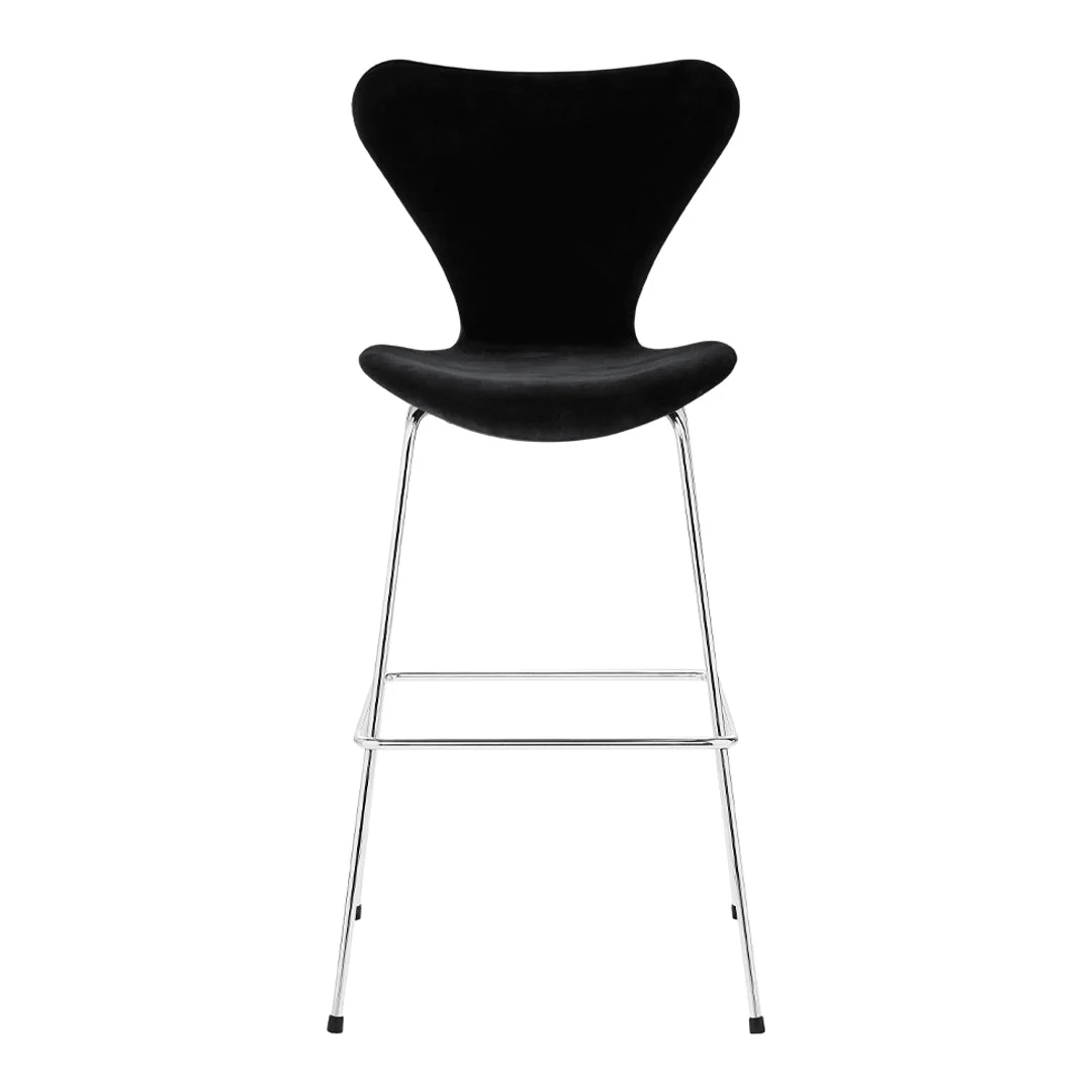 Series 7 Bar Stool - Fully Upholstered, Velvet - Image 9