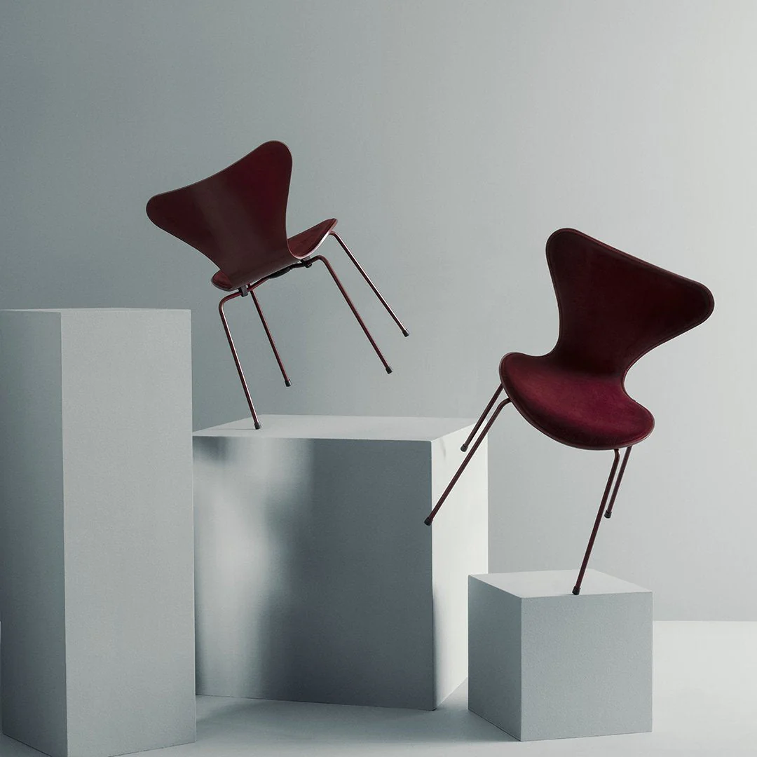 Series 7 Chair 3107 - Colored Ash - Front Upholstered - Image 8