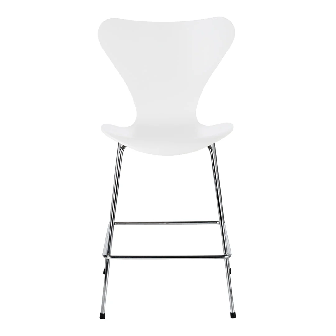 Series 7 Counter Stool - Lacquered - Front Upholstered