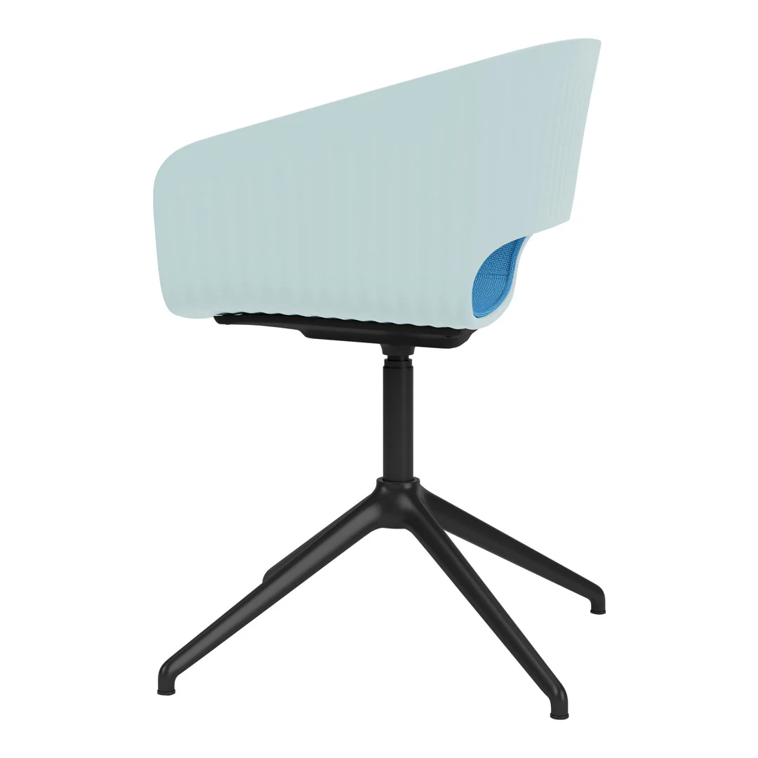 Maree 404 Office Chair - 4-Star Base - Front Upholstered - Image 3