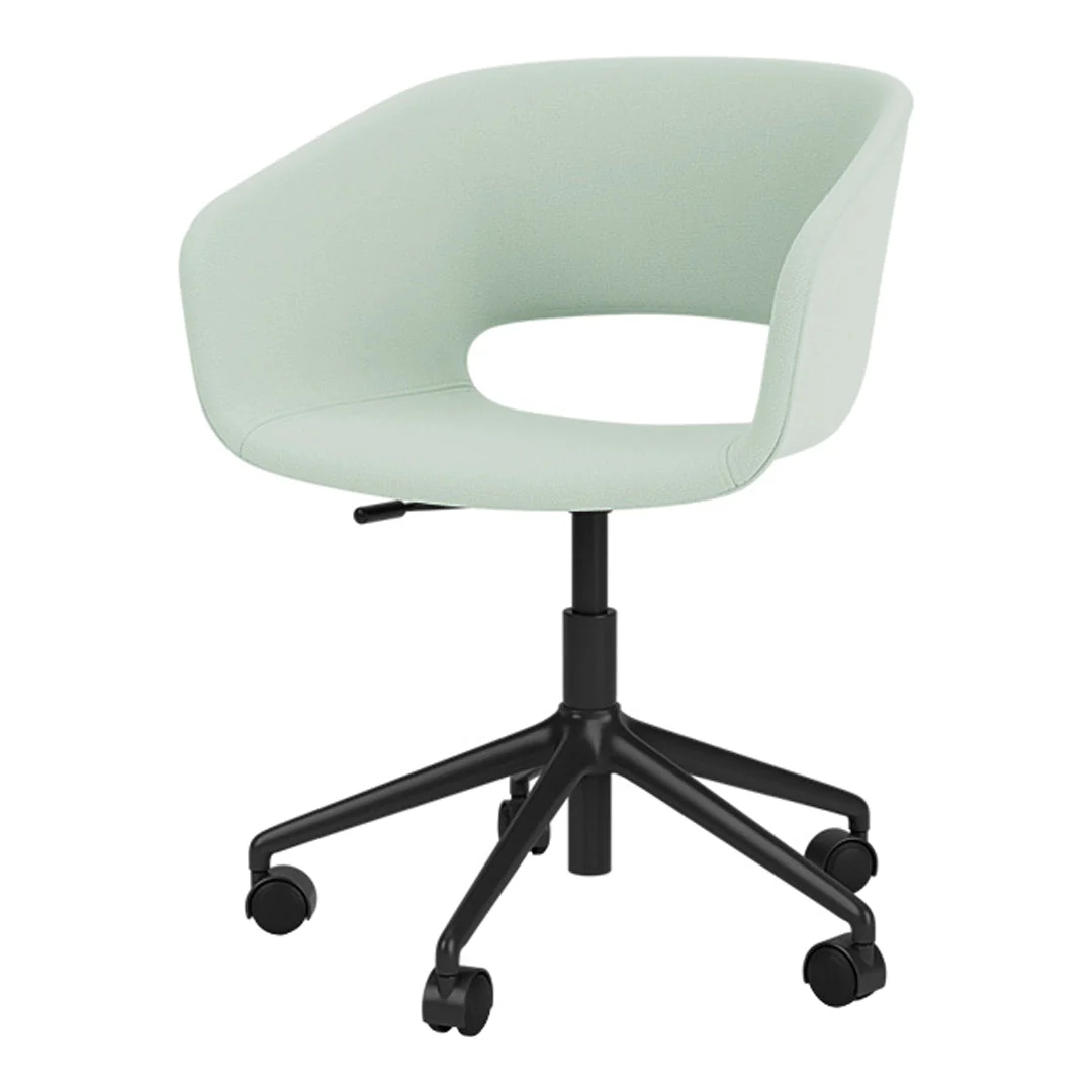Maree 405 Office Chair - 5 Star Base w/ Casters - Fully Upholstered - Image 2