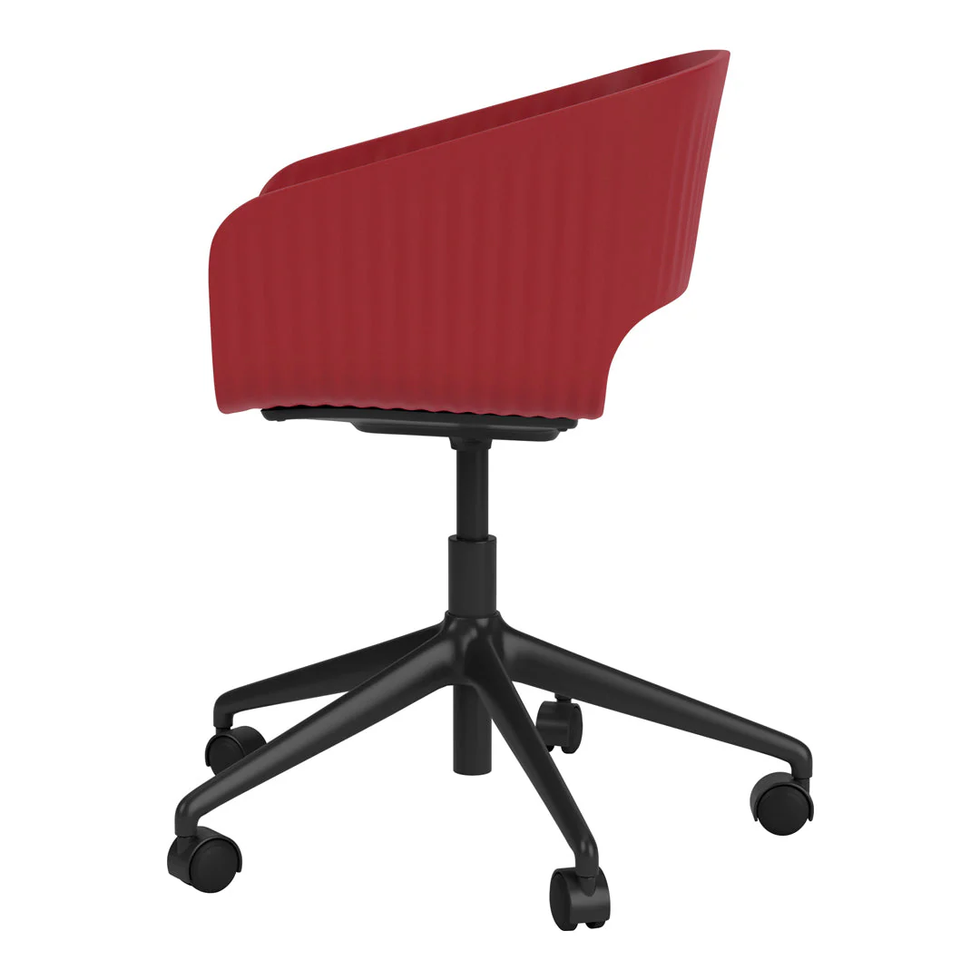 Maree 406 Office Chair - 5-Star Base w/ Casters - Seat Upholstered - Image 4