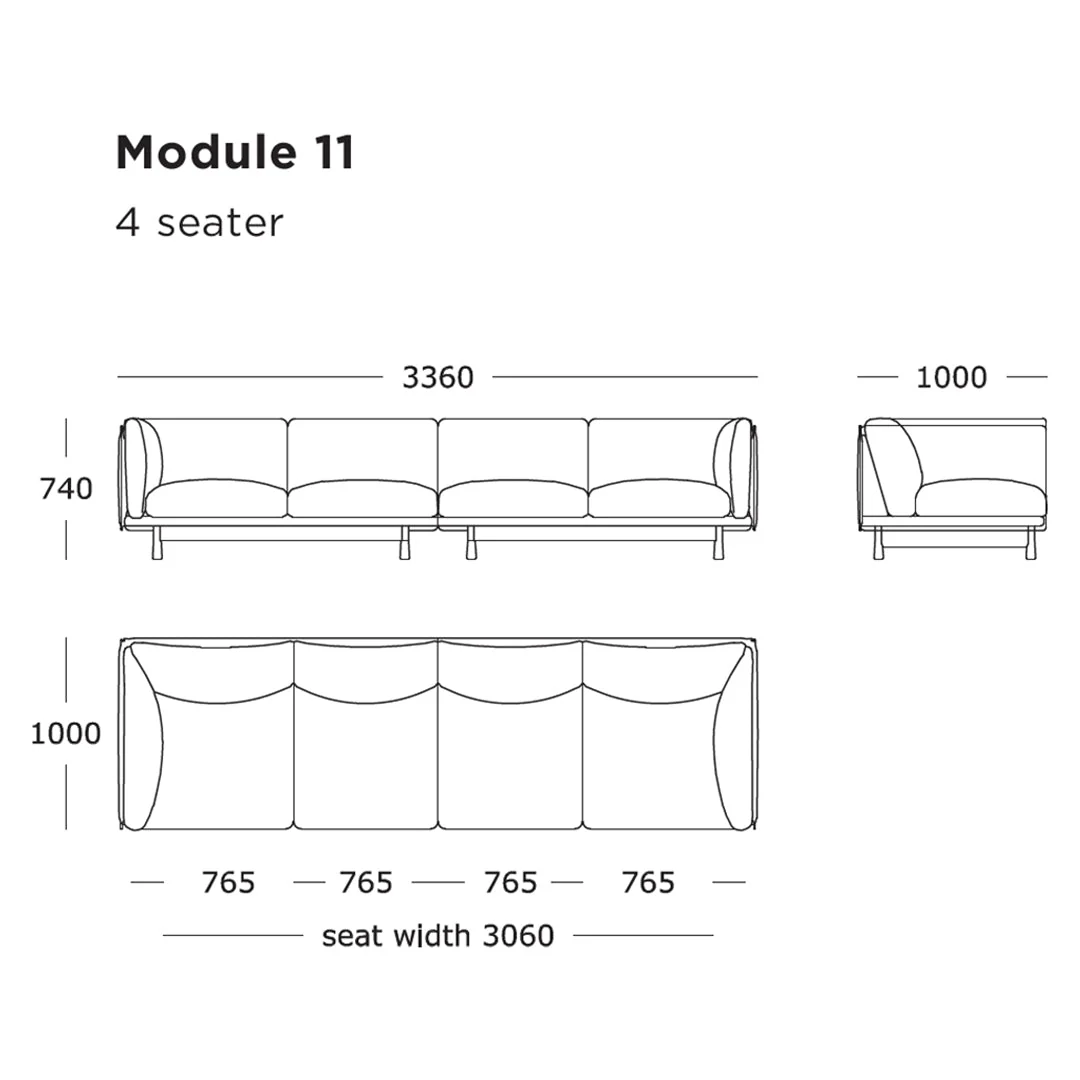 Kite Modular Sofa (Modules 9-11) - Image 28