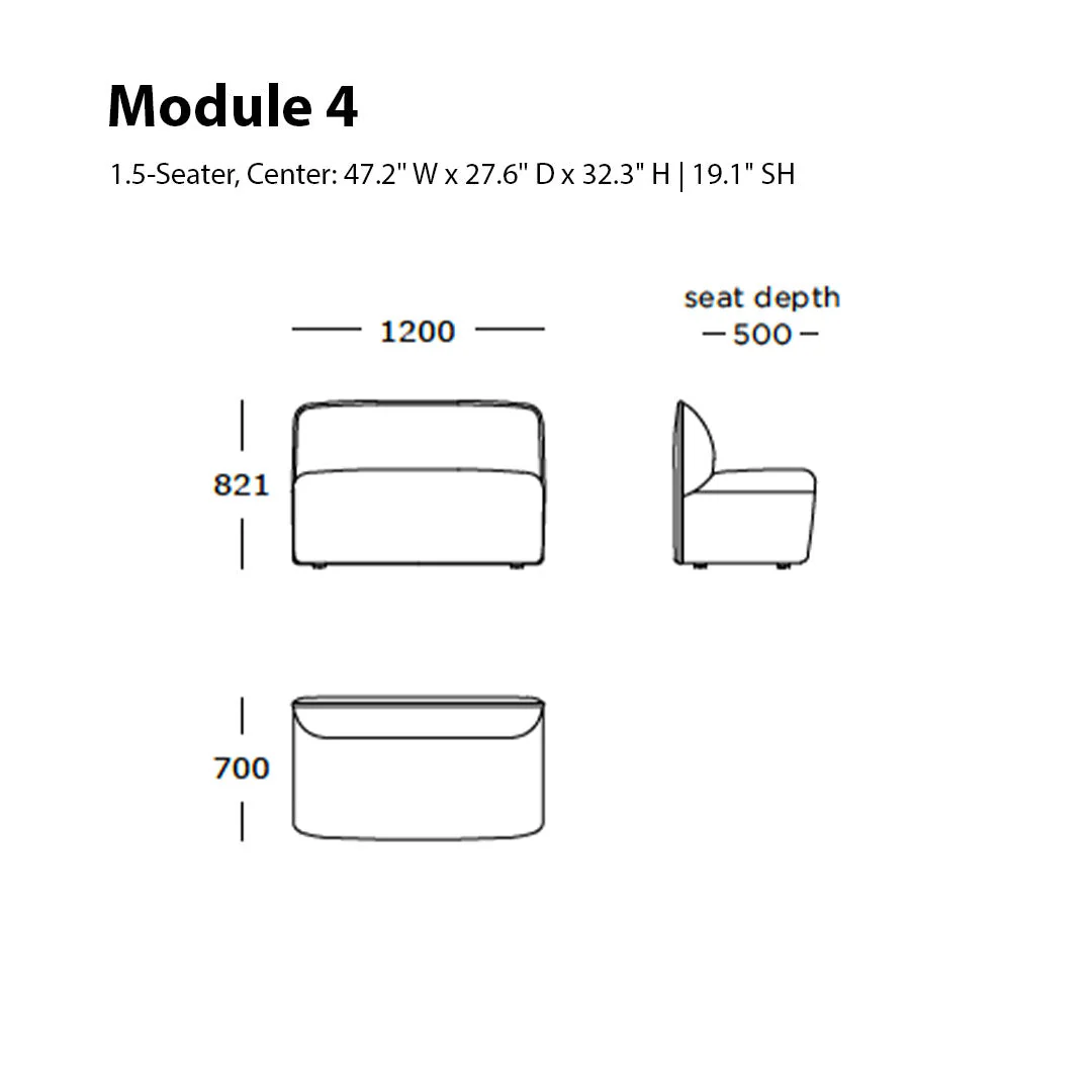 Panorama Dine Sofa (Modules 1-5) - Image 25