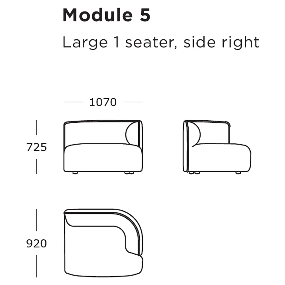 Panorama Lounge Modular Sofa (Modules 1-8) - Image 10
