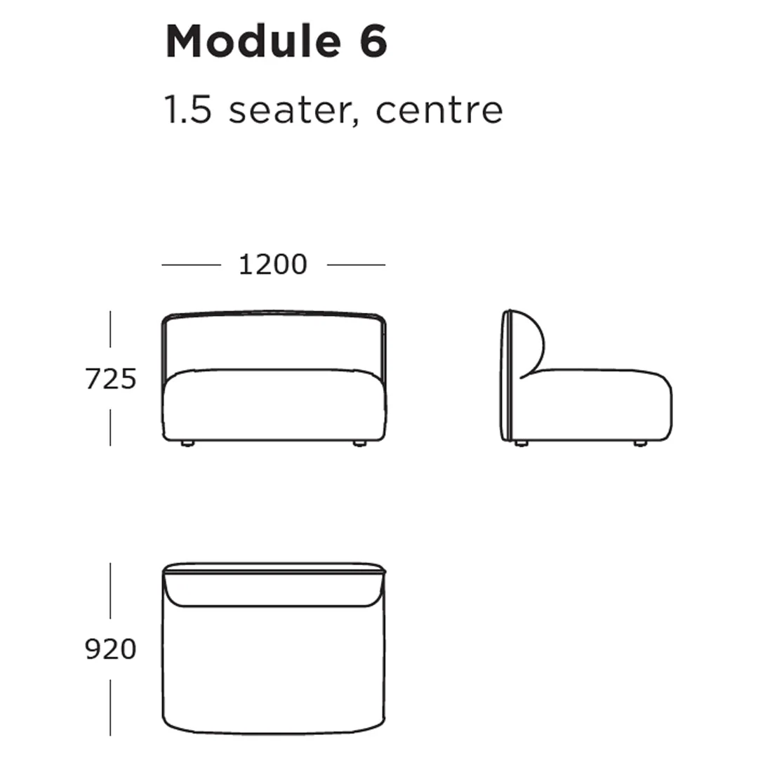 Panorama Lounge Modular Sofa (Modules 1-8) - Image 11