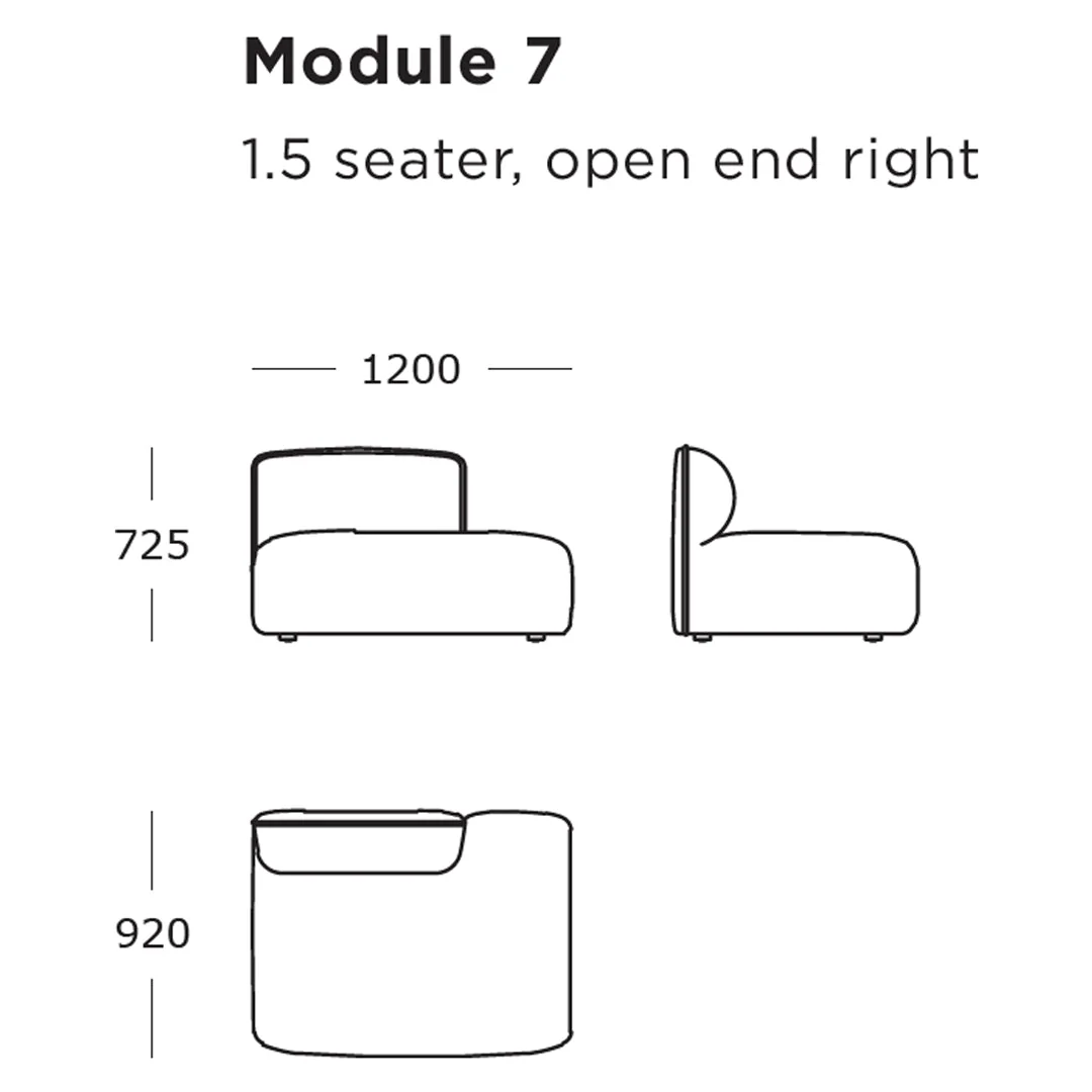 Panorama Lounge Modular Sofa (Modules 1-8) - Image 12