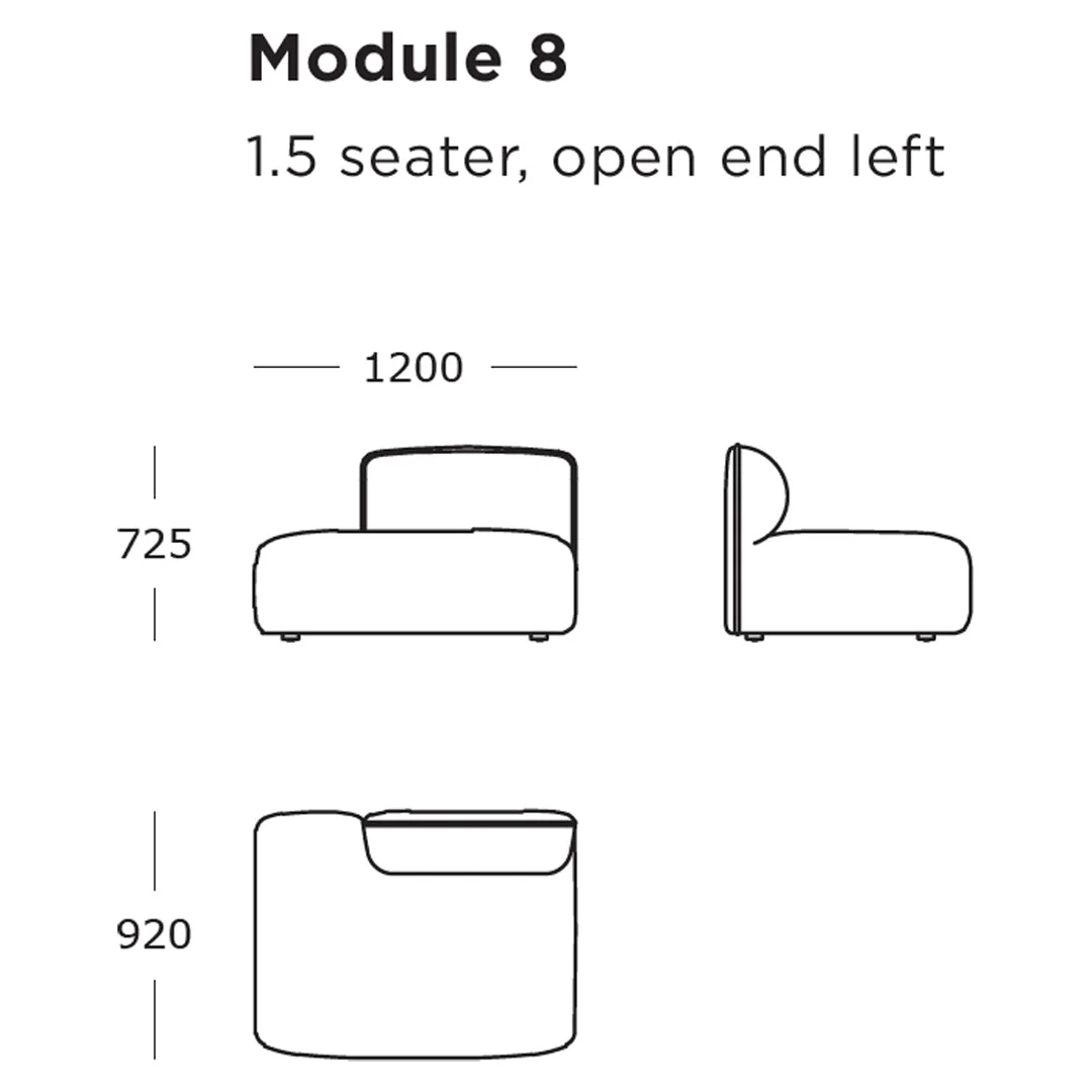 Panorama Lounge Modular Sofa (Modules 1-8) - Image 13