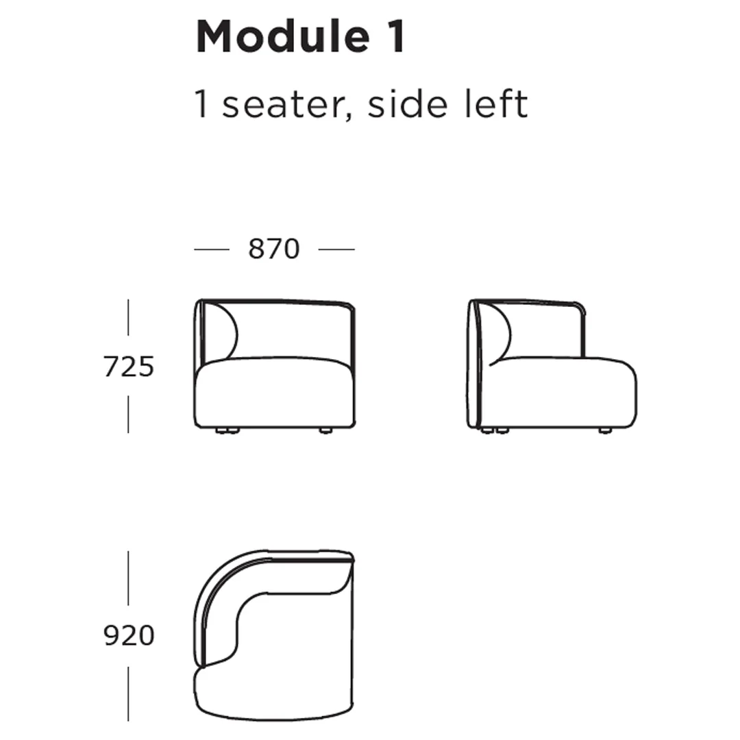 Panorama Lounge Modular Sofa (Modules 1-8) - Image 6