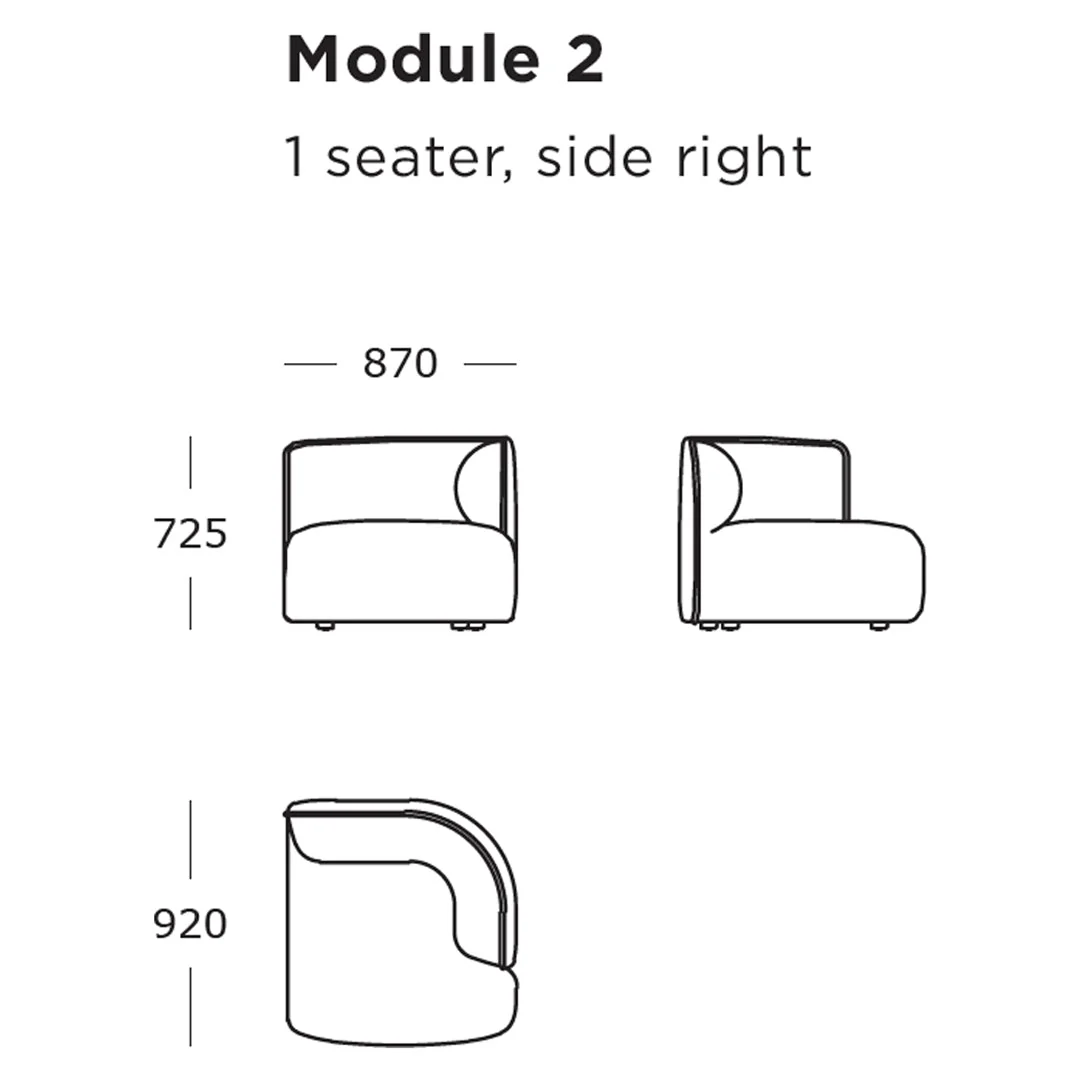 Panorama Lounge Modular Sofa (Modules 1-8) - Image 7