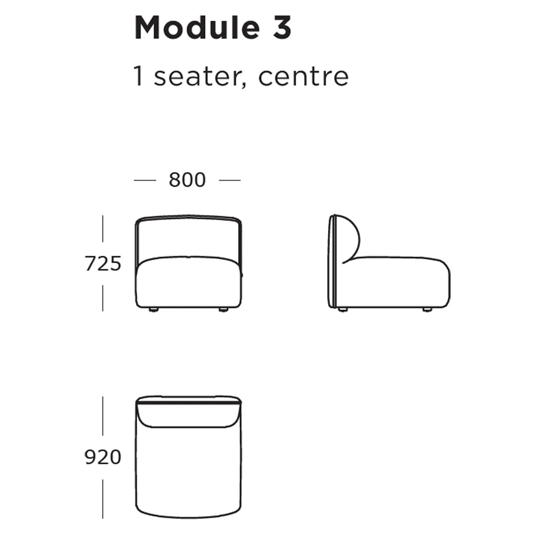 Panorama Lounge Modular Sofa (Modules 1-8) - Image 8