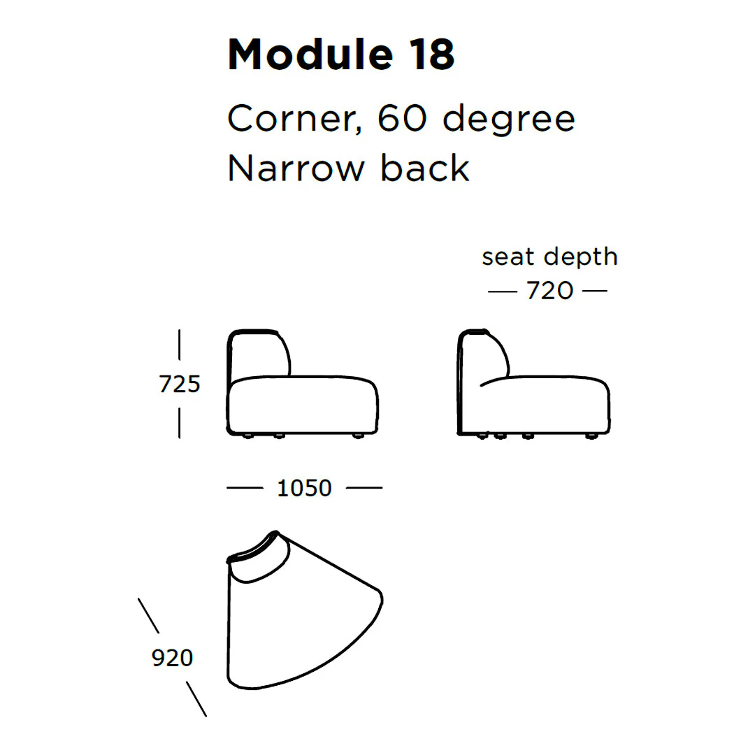 Panorama Lounge Modular Sofa (Modules 16-20) - Image 6