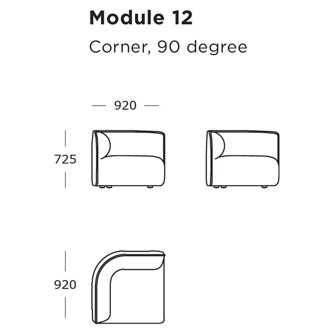 Panorama Lounge Modular Sofa (Modules 9-13) - Image 5