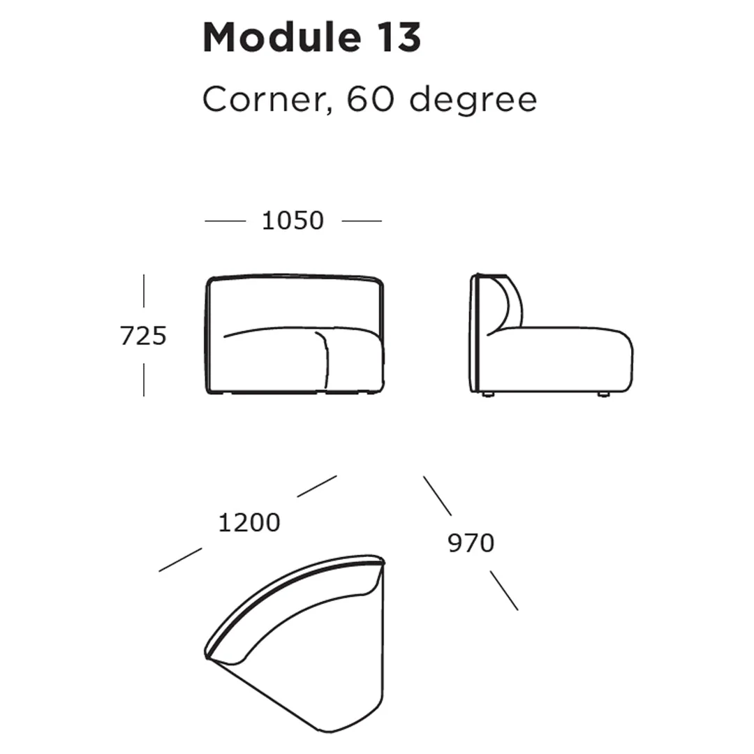 Panorama Lounge Modular Sofa (Modules 9-13) - Image 6