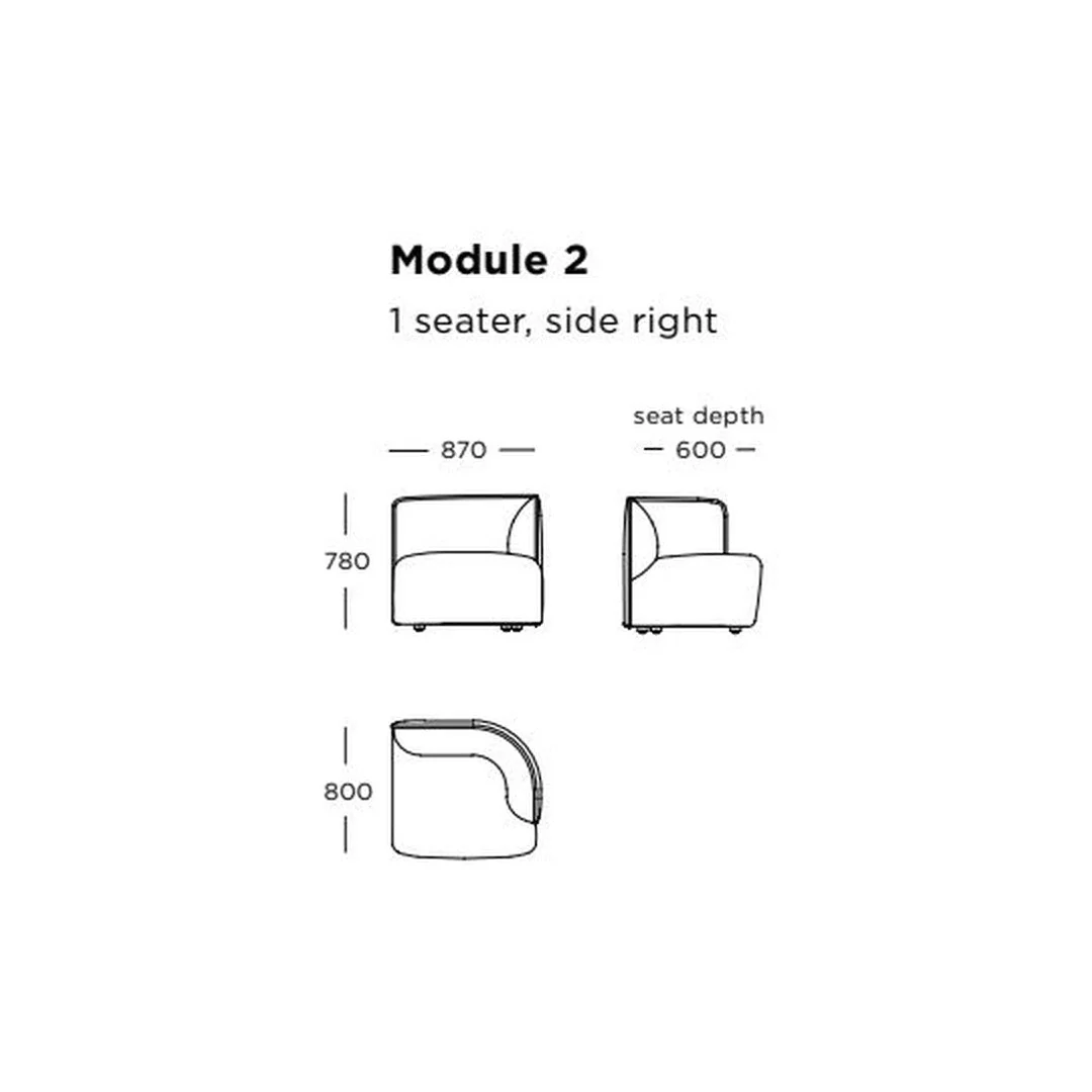 Panorama Studio Modular Sofa (Modules 1-8) - Image 5