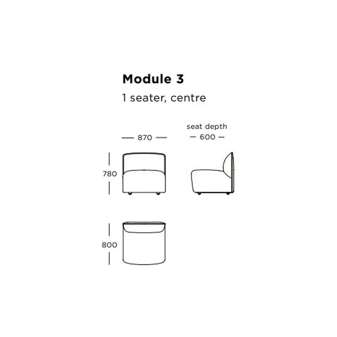 Panorama Studio Modular Sofa (Modules 1-8) - Image 6