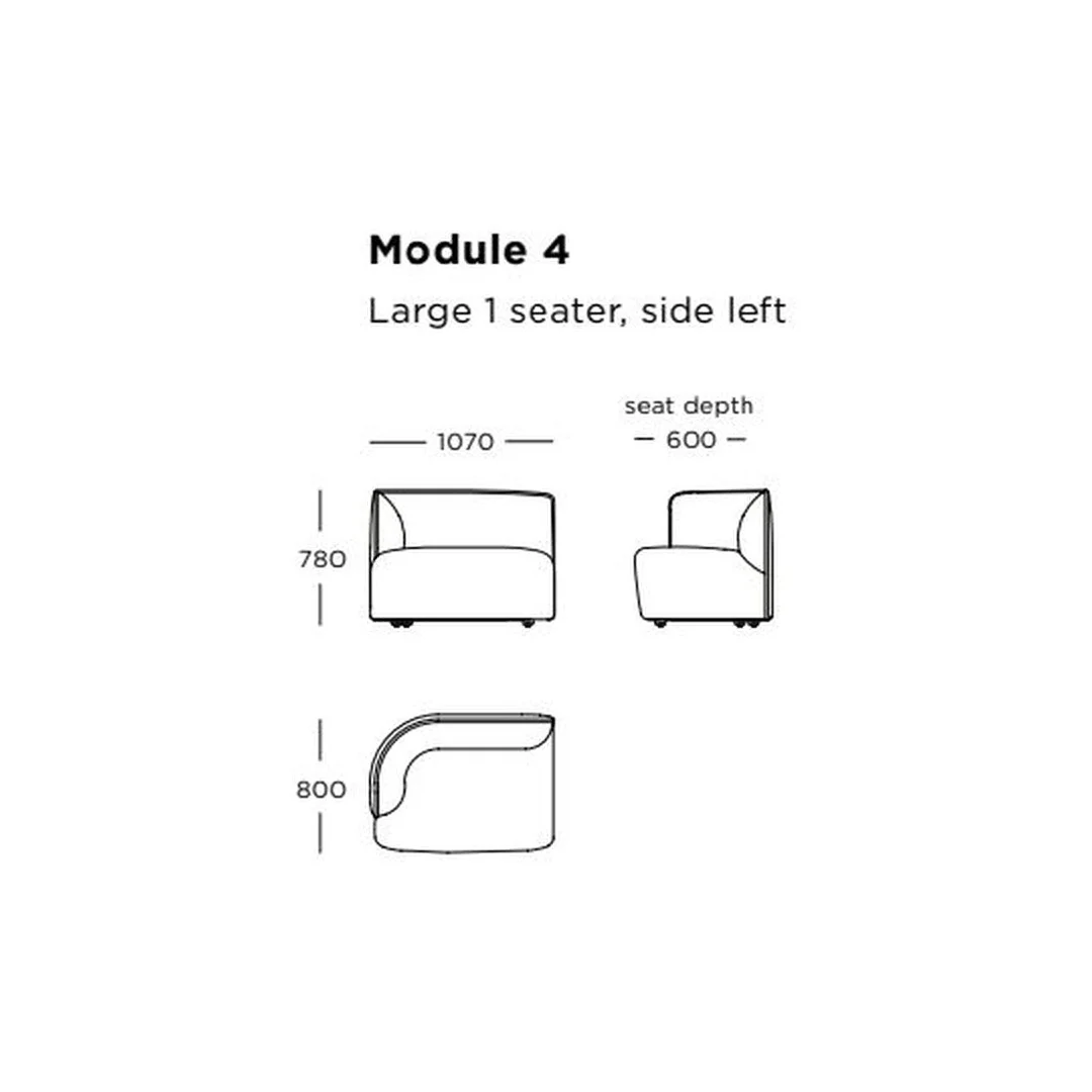 Panorama Studio Modular Sofa (Modules 1-8) - Image 7