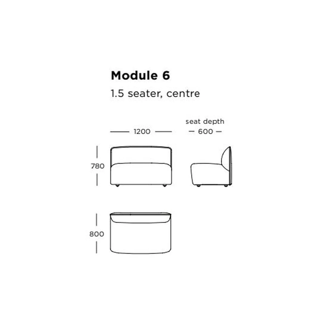 Panorama Studio Modular Sofa (Modules 1-8) - Image 9
