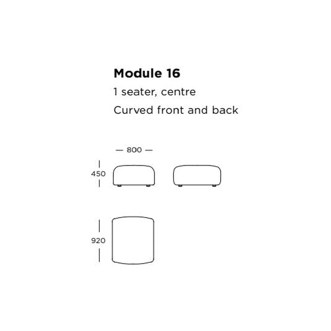 Panorama Studio Modular Sofa (Modules 9-16) - Image 11