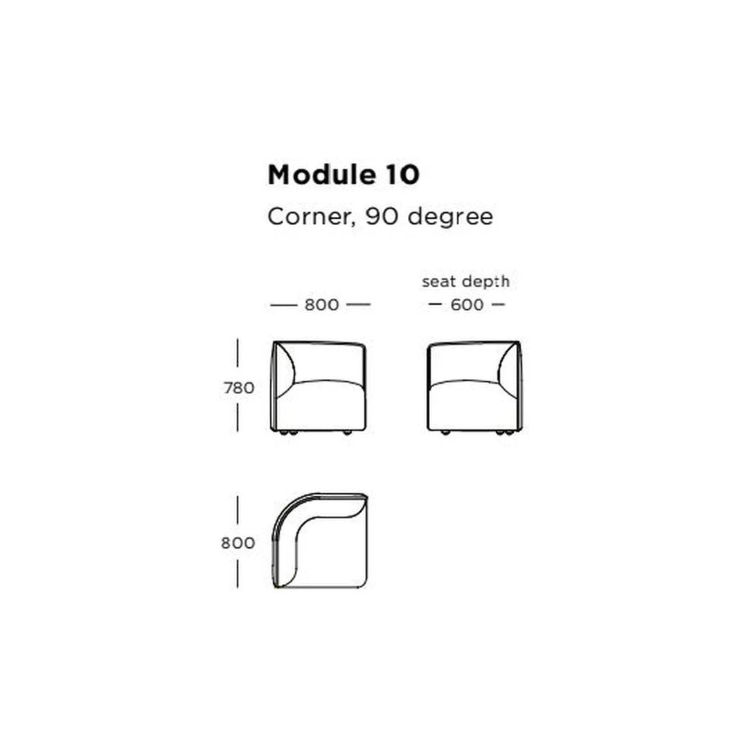Panorama Studio Modular Sofa (Modules 9-16) - Image 5