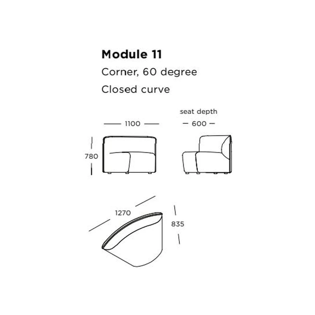 Panorama Studio Modular Sofa (Modules 9-16) - Image 6