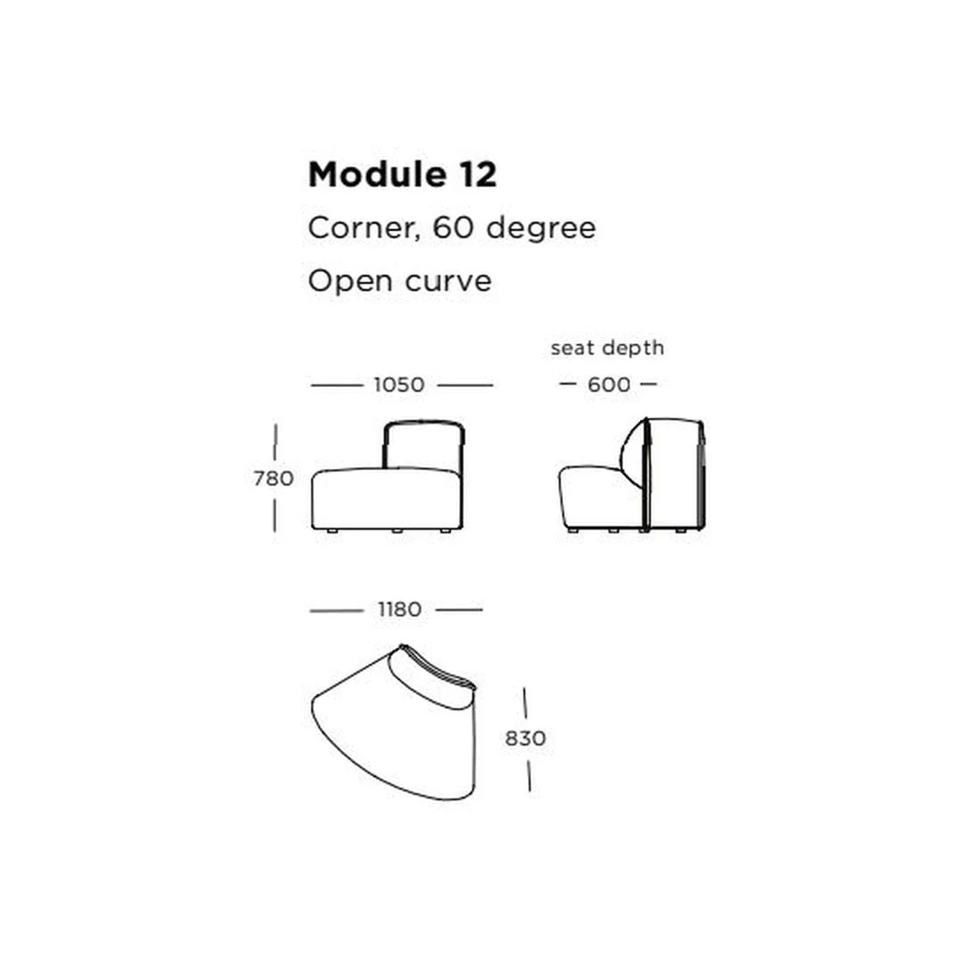 Panorama Studio Modular Sofa (Modules 9-16) - Image 7