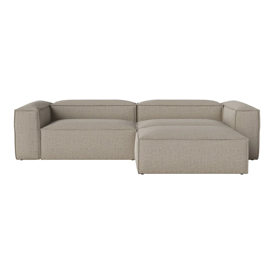 Cosima 2-Seater Sofa - Large w/ Pouf