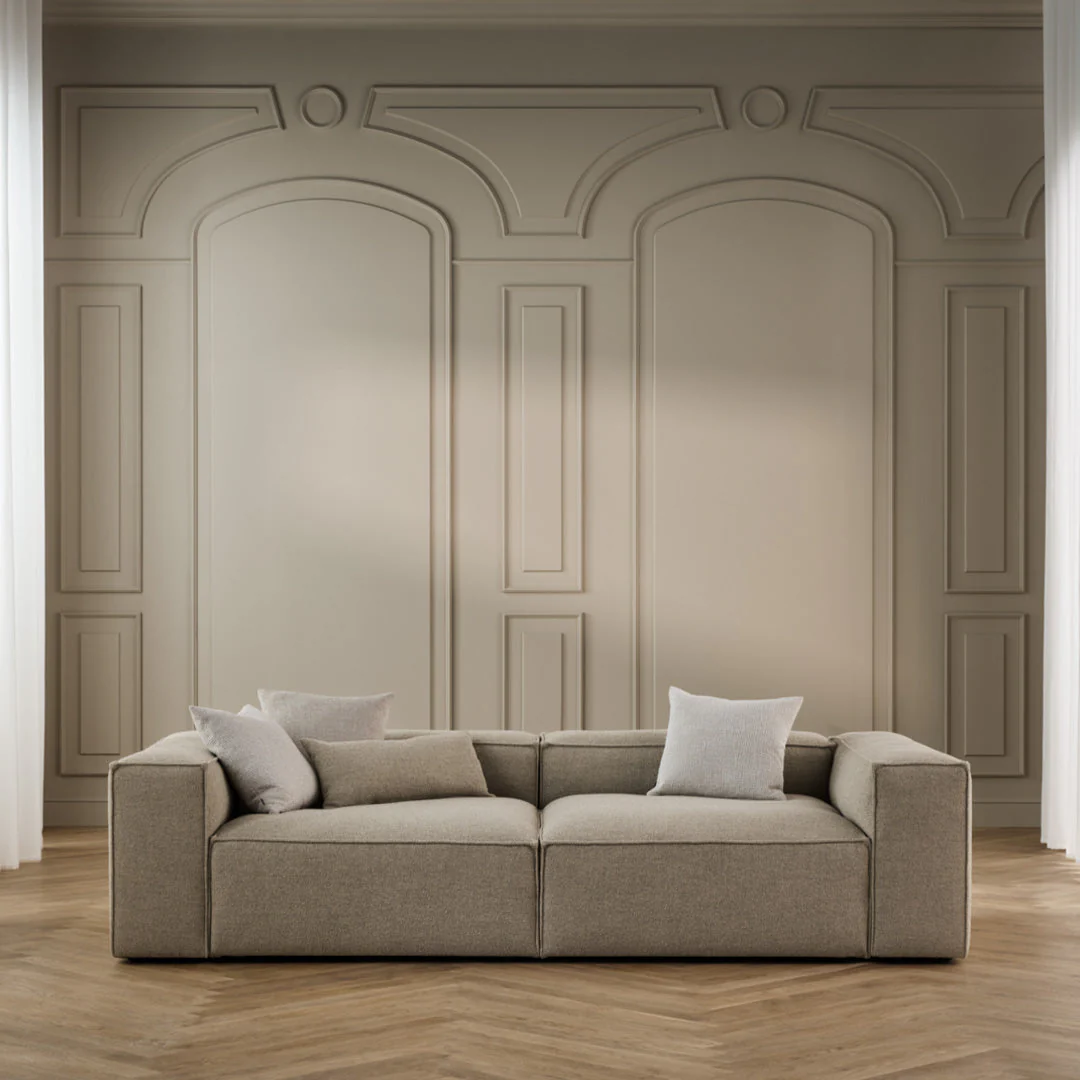 Cosima 2-Seater Sofa - Large w/ Pouf - Image 21