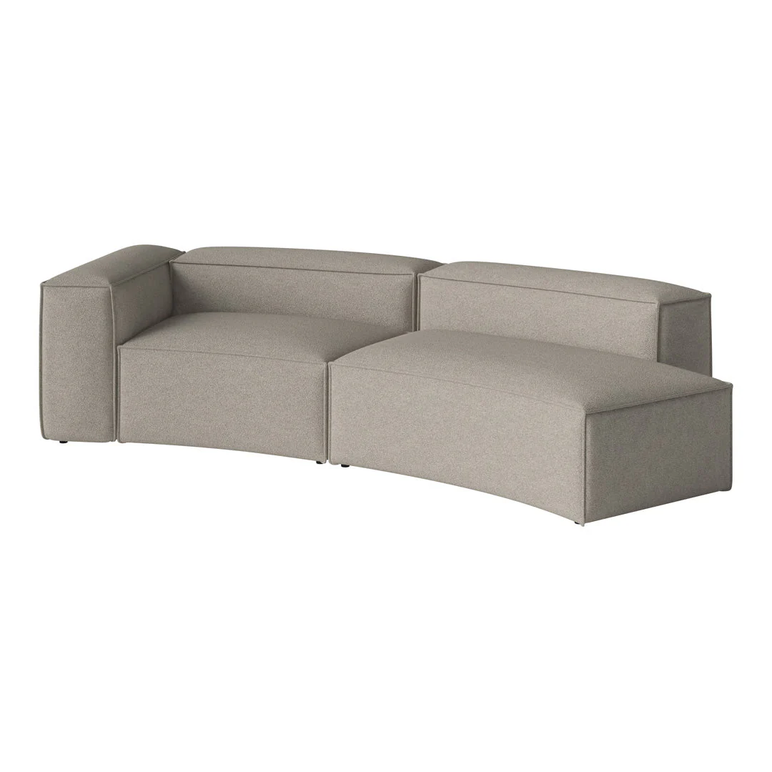 Cosima Curved 2-Seater Sofa w/ Open End - Image 16