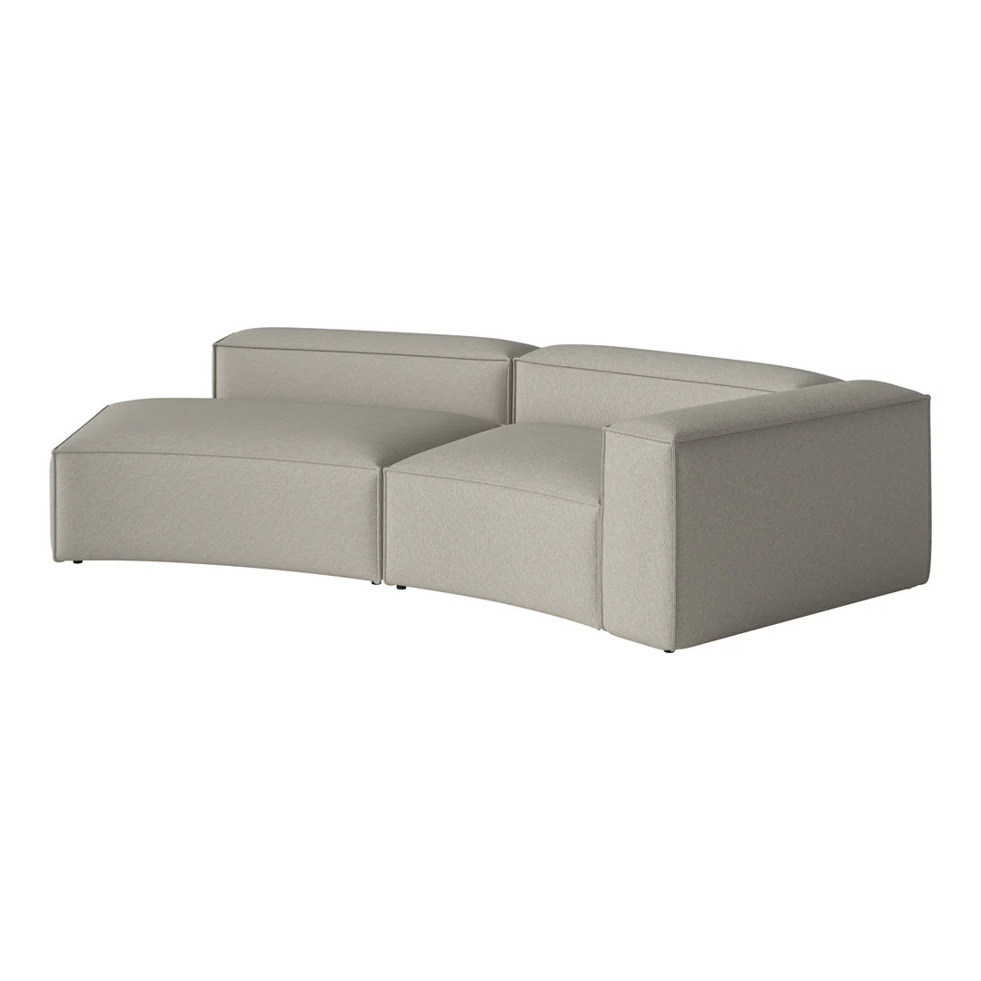 Cosima Curved 2-Seater Sofa w/ Open End - Image 18