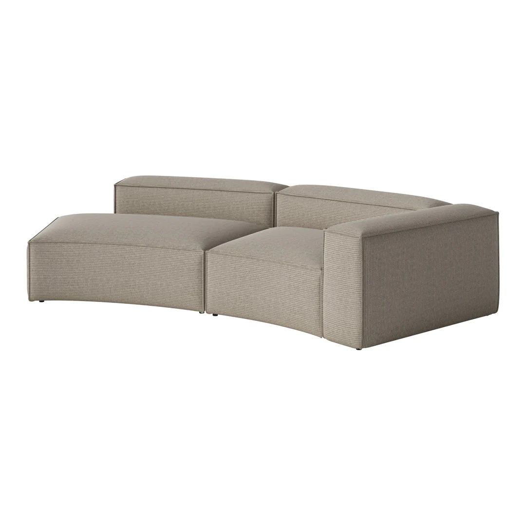 Cosima Curved 2-Seater Sofa w/ Open End - Image 23