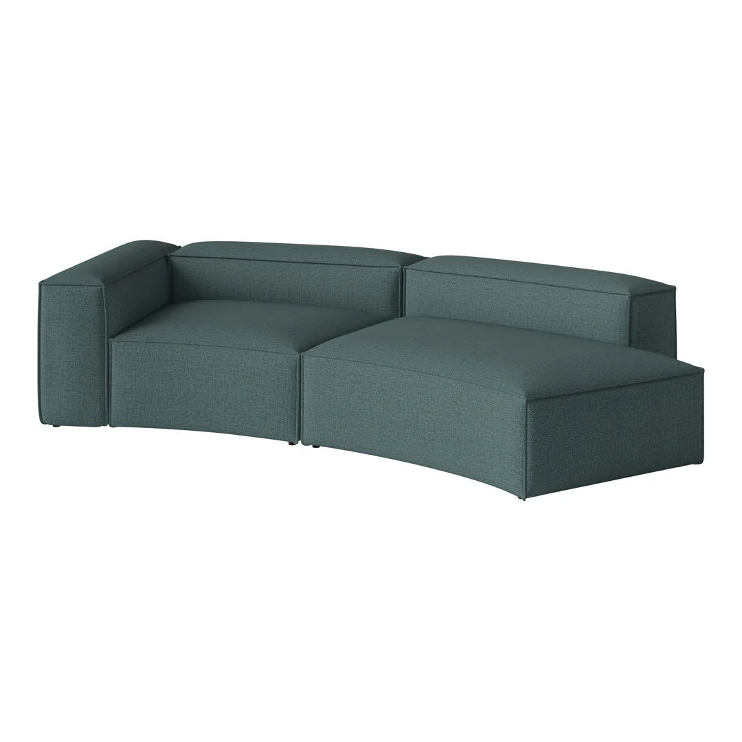 Cosima Curved 2-Seater Sofa w/ Open End - Image 27