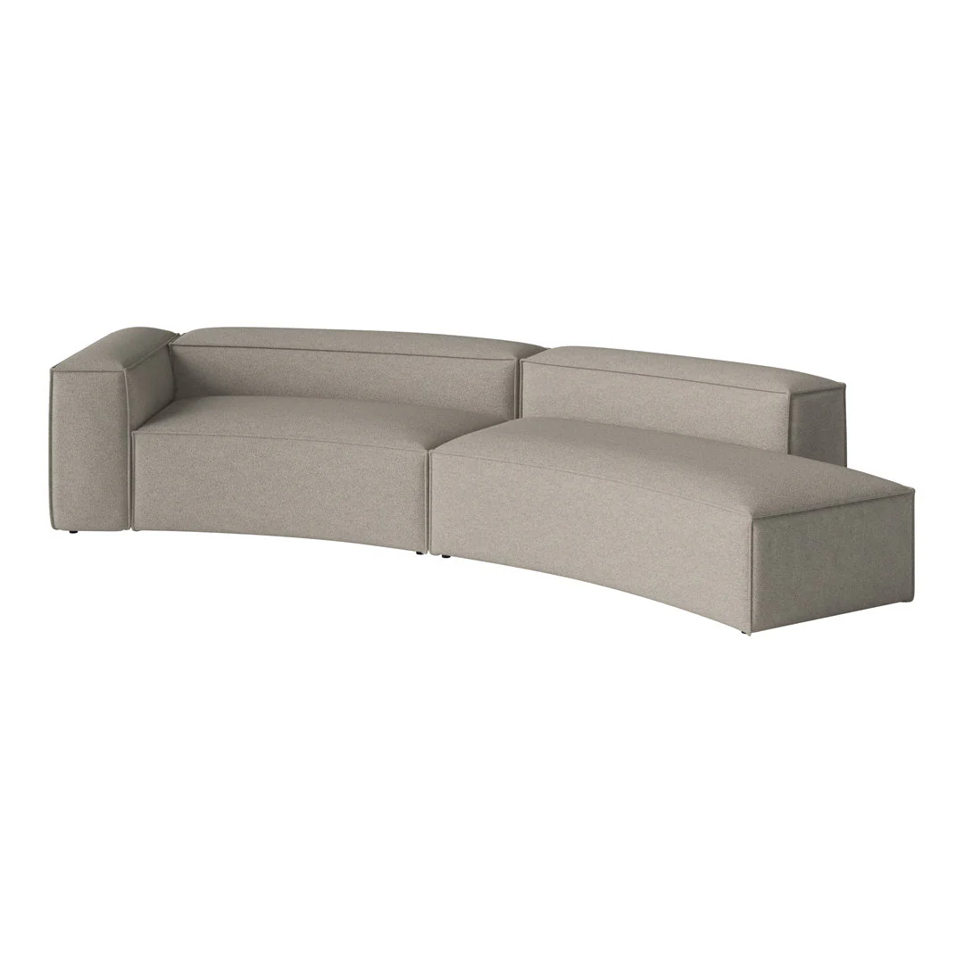 Cosima Curved 2-Seater Sofa w/ Open End - Image 40