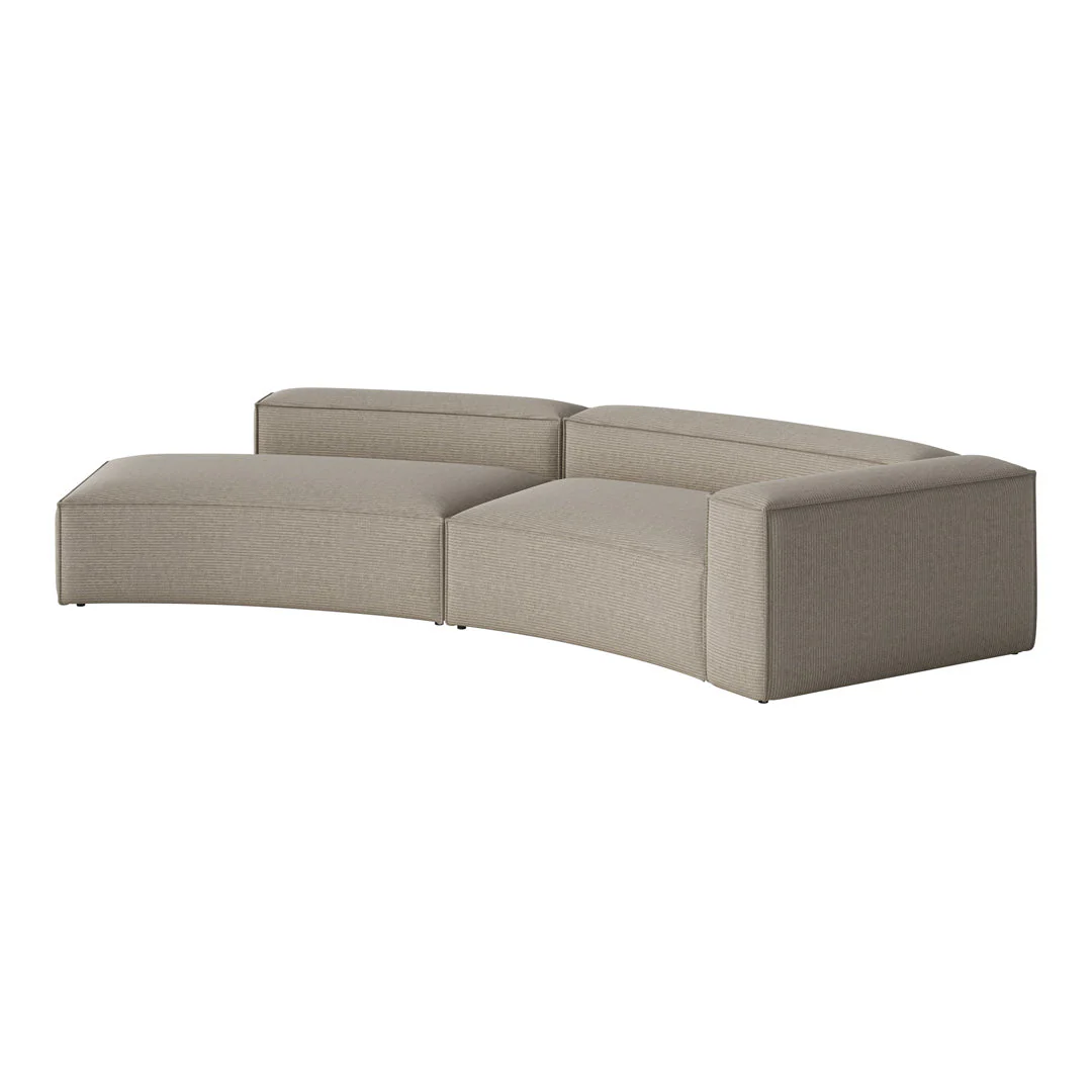 Cosima Curved 2-Seater Sofa w/ Open End - Image 47