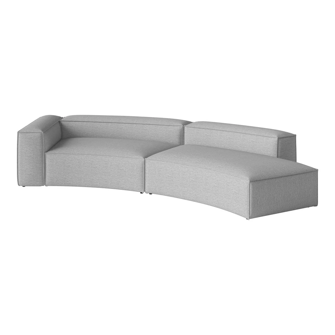 Cosima Curved 2-Seater Sofa w/ Open End - Image 50