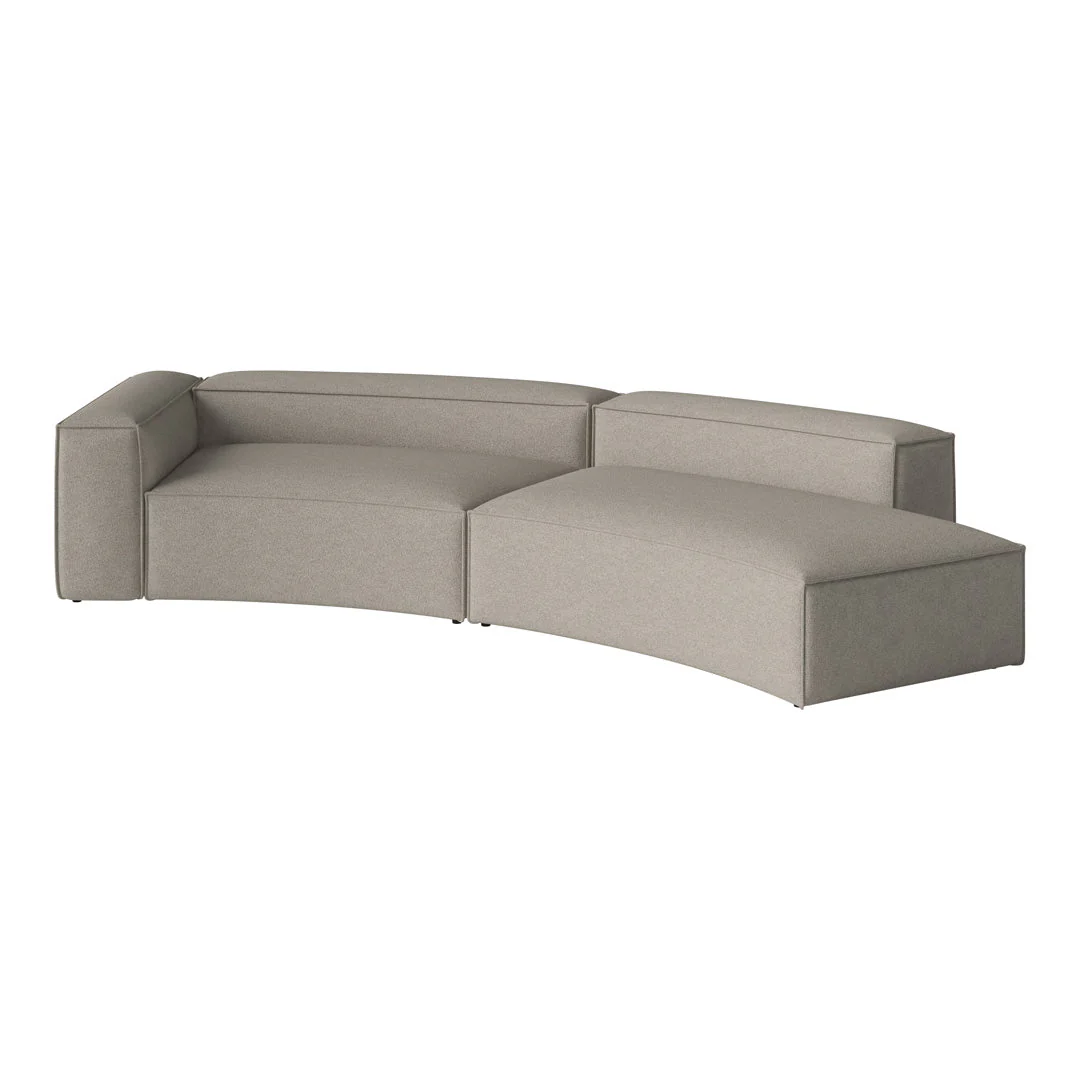 Cosima Curved 2-Seater Sofa w/ Open End - Image 52