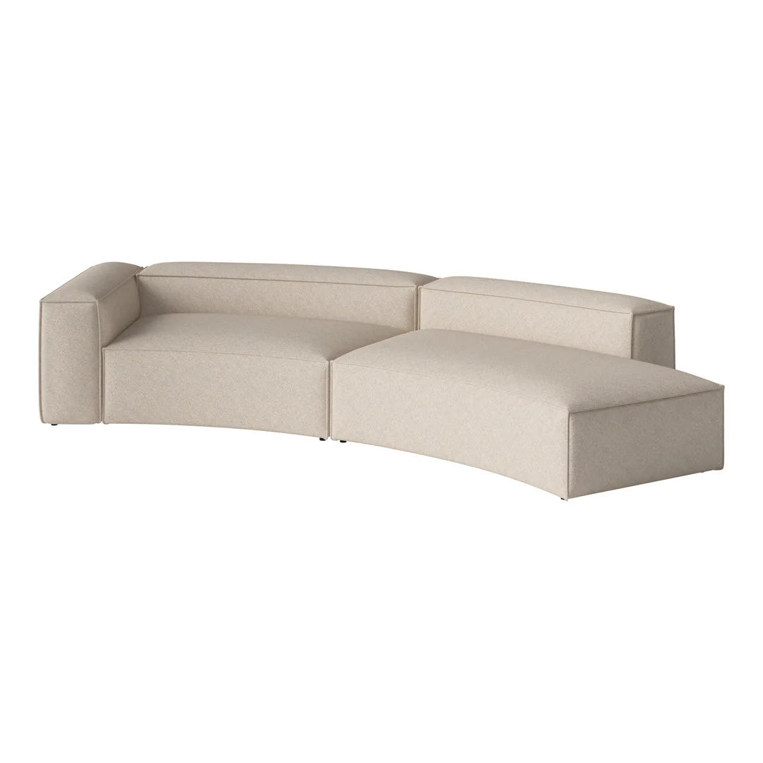 Cosima Curved 2-Seater Sofa w/ Open End - Image 53
