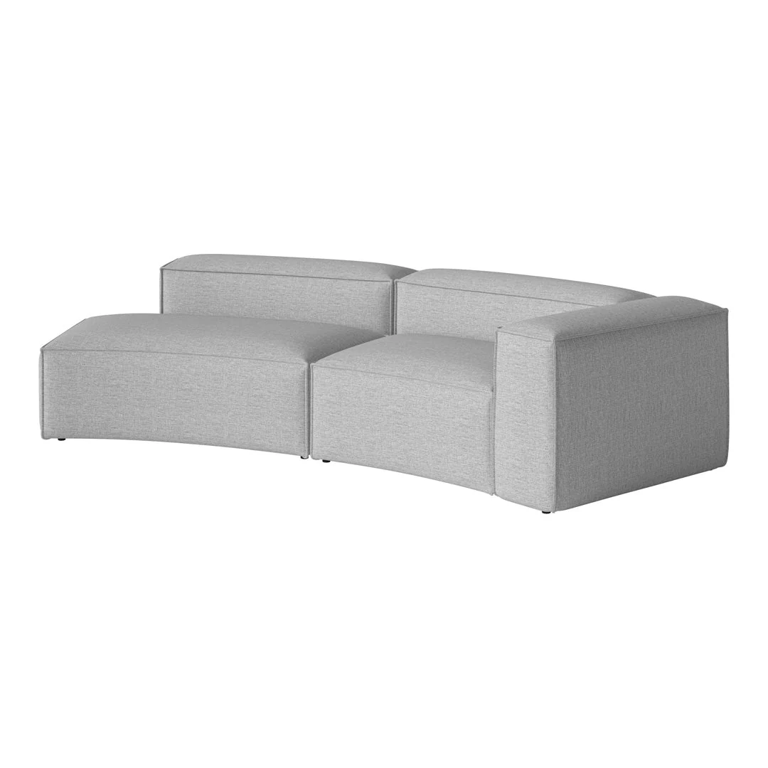 Cosima Curved 2-Seater Sofa w/ Open End - Image 56
