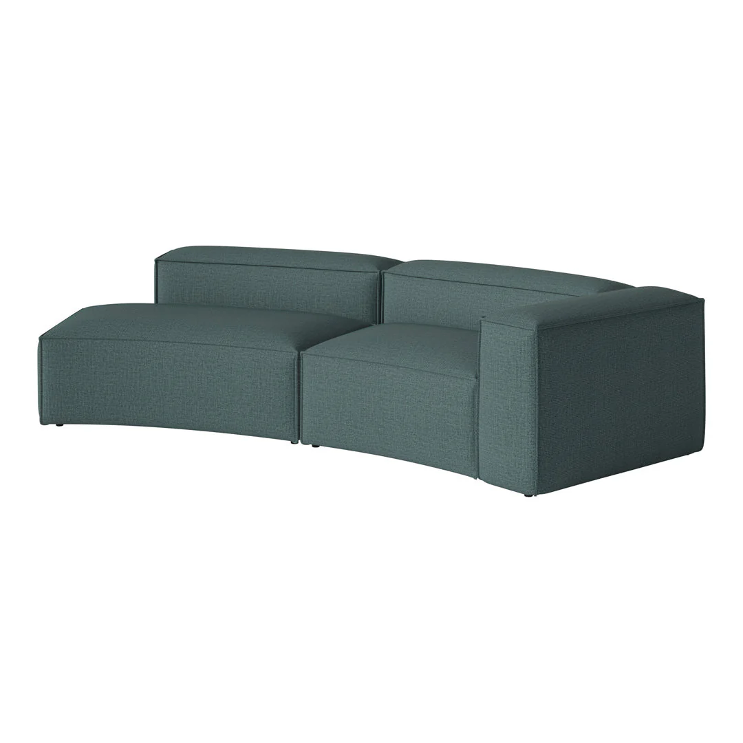 Cosima Curved 2-Seater Sofa w/ Open End - Image 57