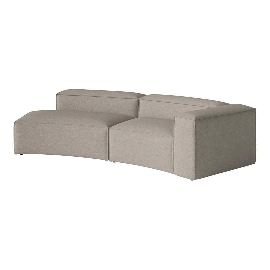 Cosima Curved 2-Seater Sofa w/ Open End - Image 58