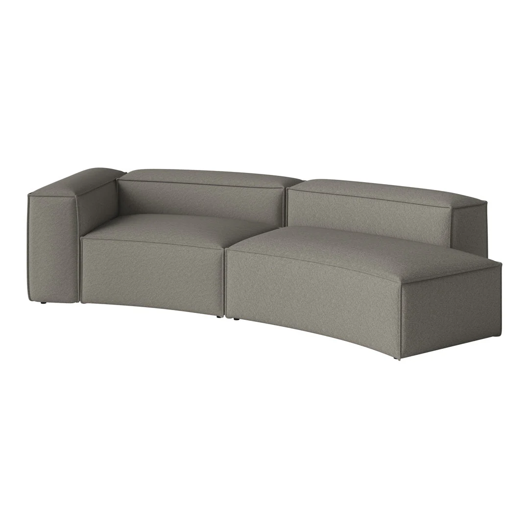 Cosima Curved 2-Seater Sofa w/ Open End - Image 61