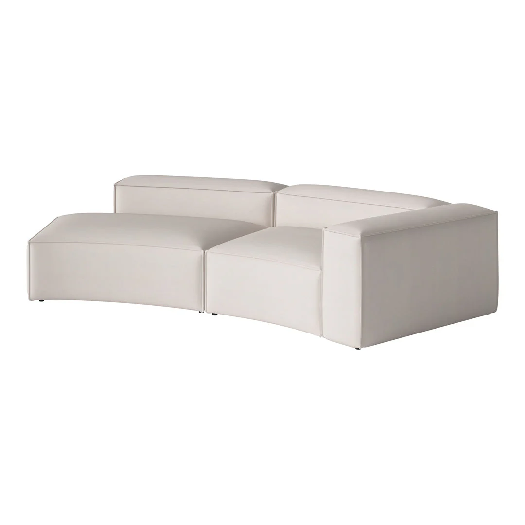 Cosima Curved 2-Seater Sofa w/ Open End - Image 66