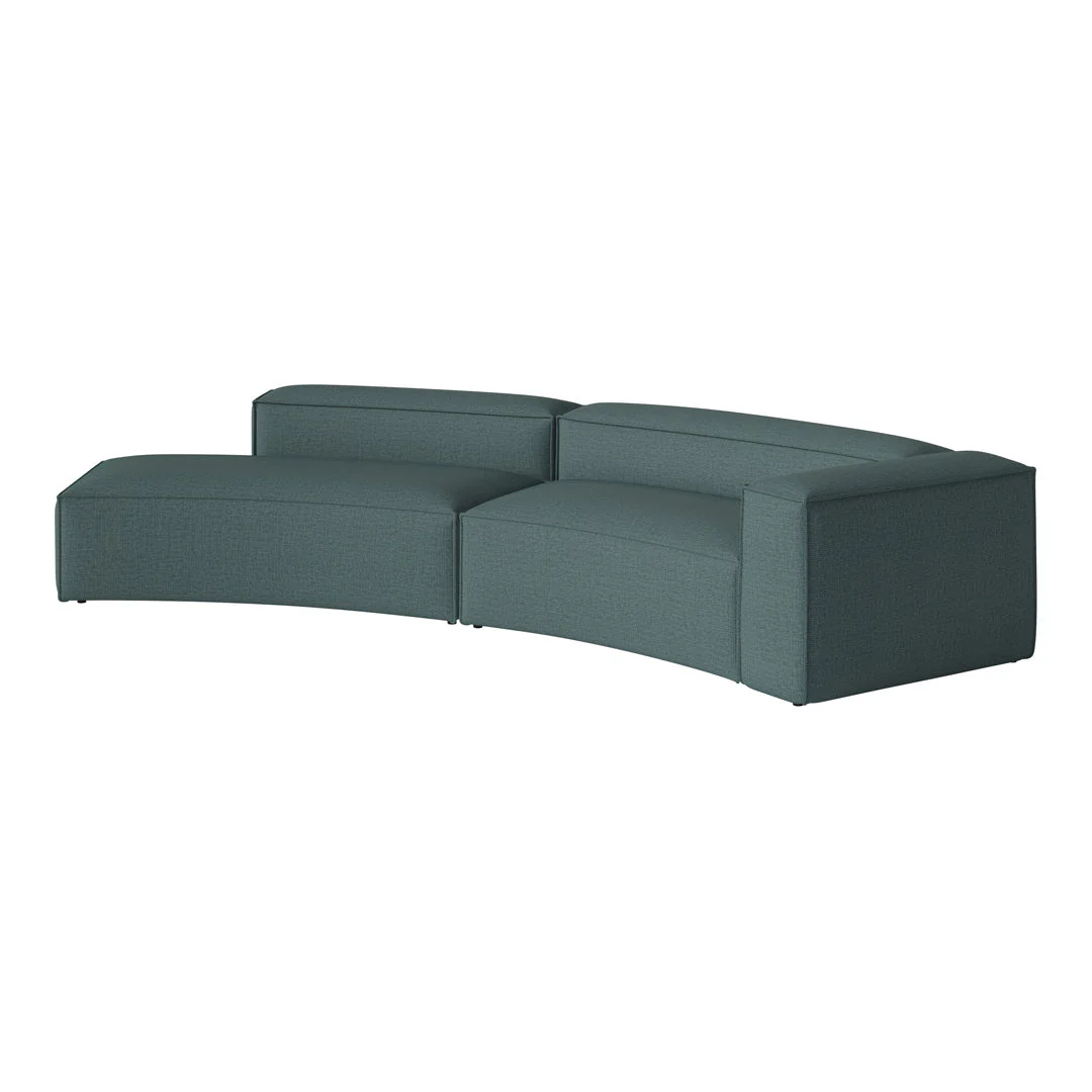 Cosima Curved 2-Seater Sofa w/ Open End - Image 81
